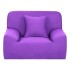 Pack X2 Funda Forro Cubre Sillon Sofa 1 Cuerpo Elastizada Color Variante Violeta