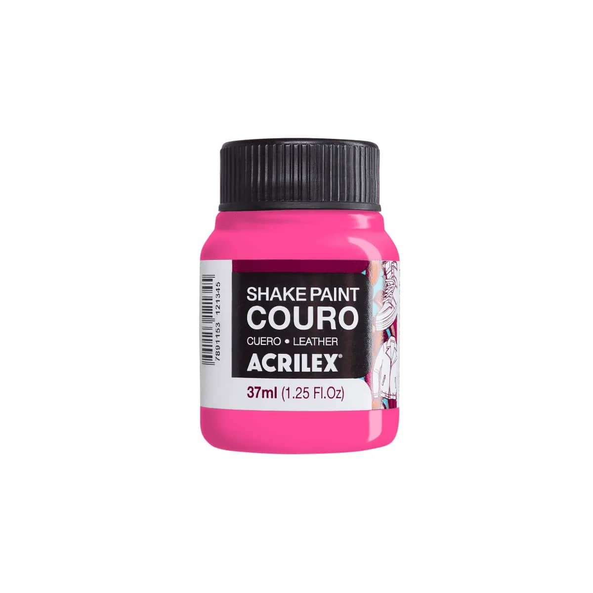 Pintura Acrilex Shake Cuero 37 ml - Rosa 