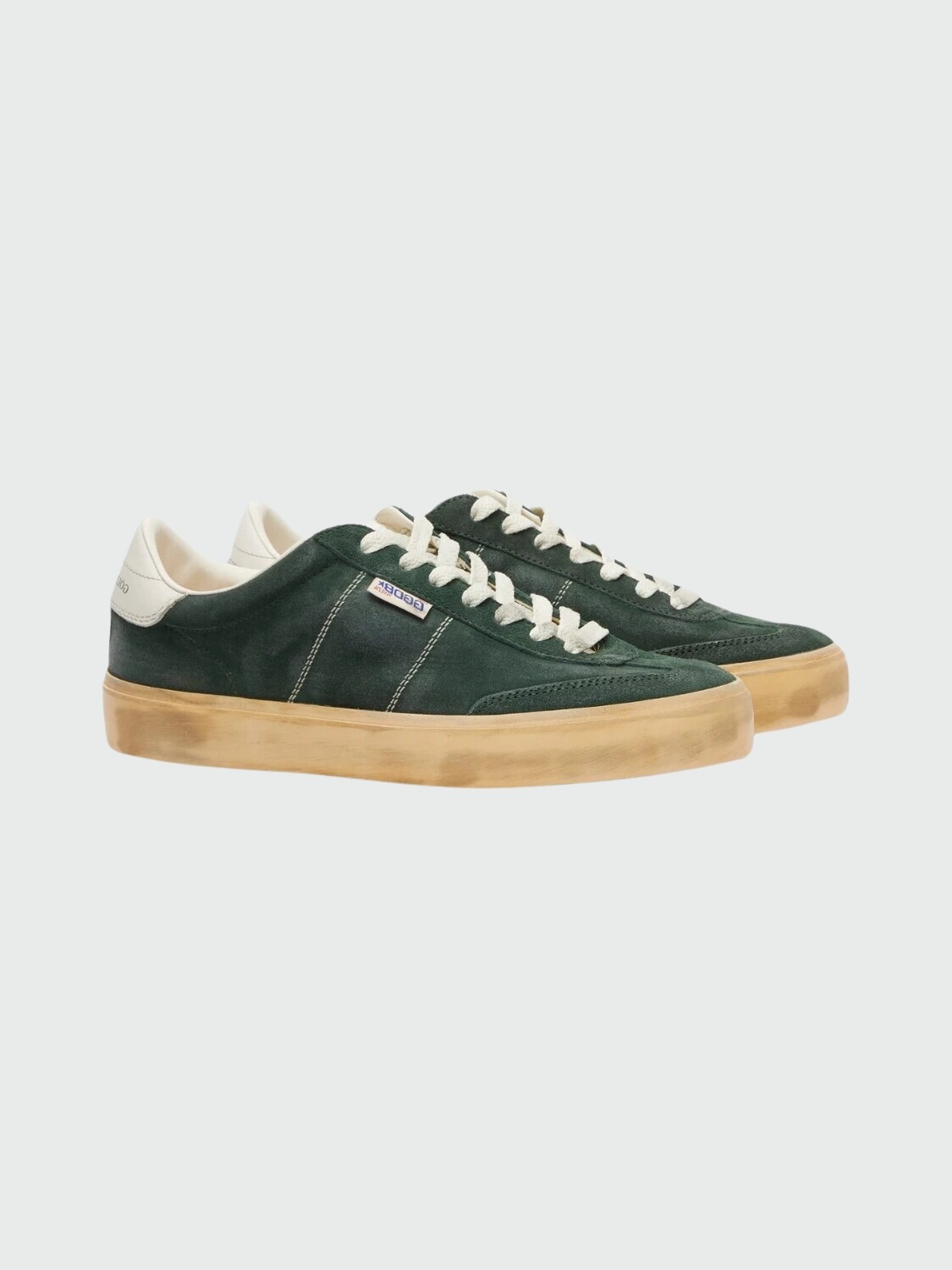 Golden Goose-Championes de gamuza acordonados, Soul star Alta Automática
