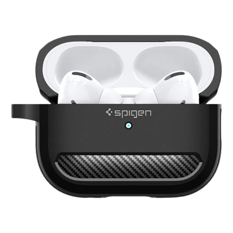 Case Spigen AirPods Pro 2 Rugged Armor Black 05482 USA Case Spigen AirPods Pro 2 Rugged Armor Black 05482 USA