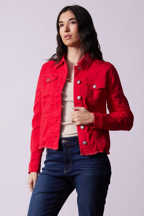 Camperita Jean Flecos ROJO