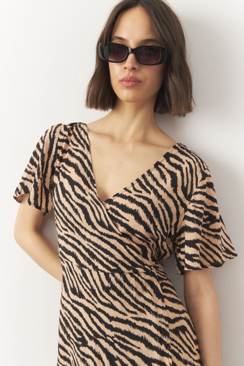 VESTIDO VELSEN Zebra