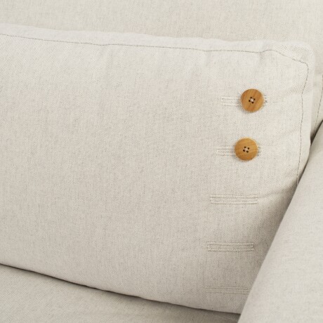 SILLÓN 2 CUERPOS TELA NATURAL-BEIGE MONET IVORY