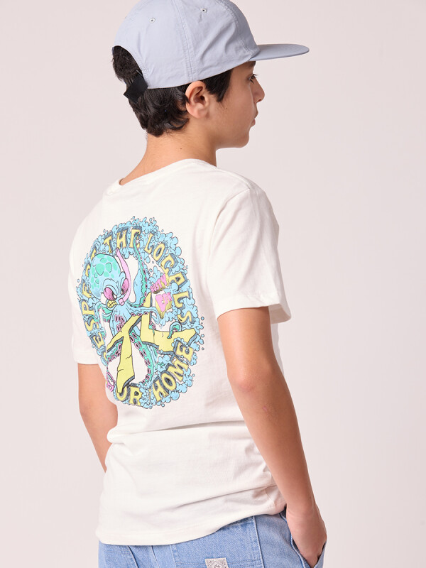 T-SHIRT RONIN TEEN RUSTY Blanco