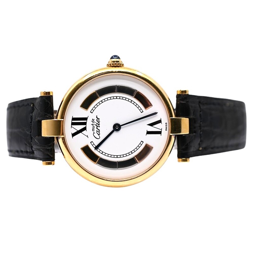 Cartier Ronde 590003 vermeil 30 mm quartz Cartier Ronde 590003 vermeil 30 mm quartz