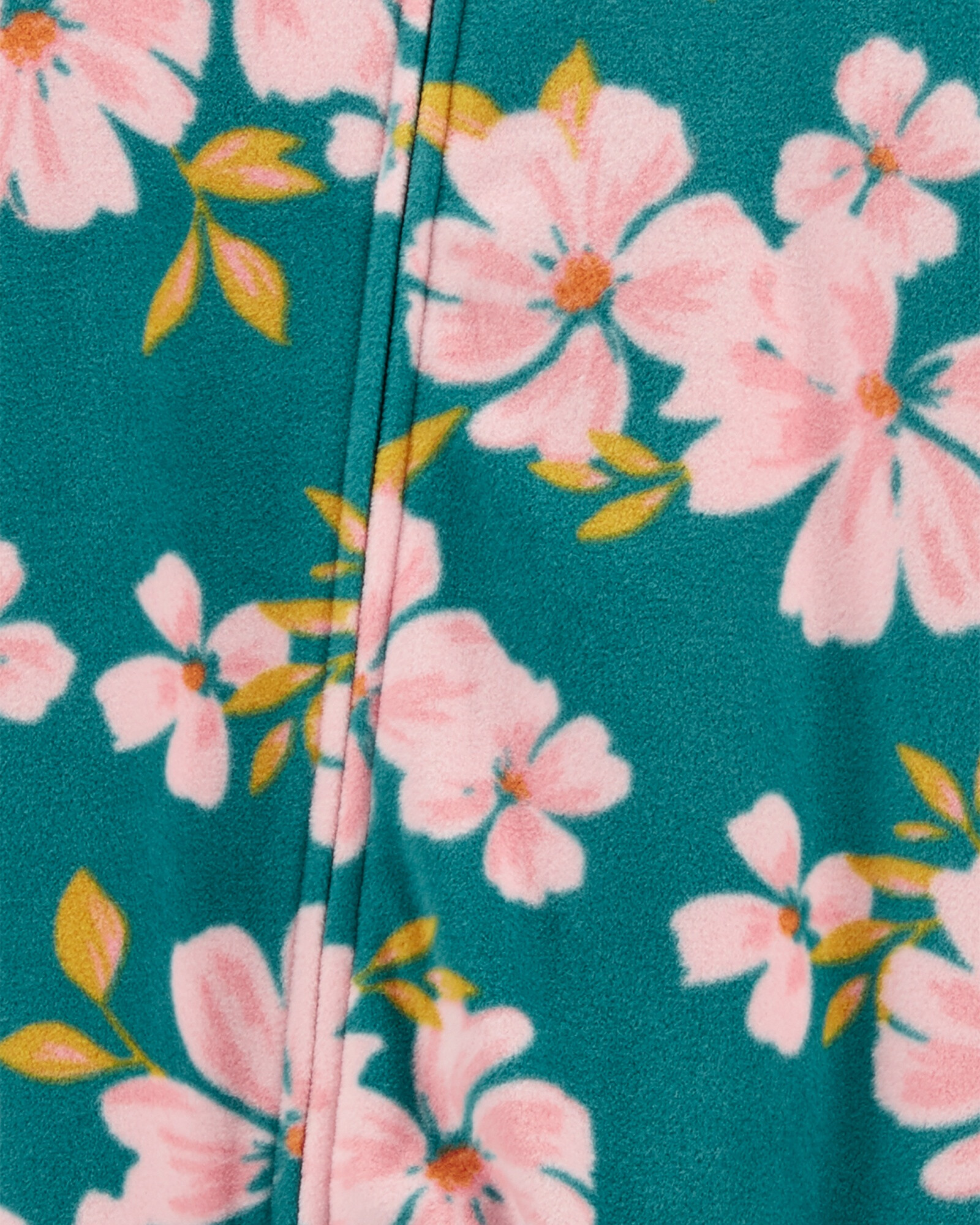 Pijama una pieza de micropolar diseño floral Sin color