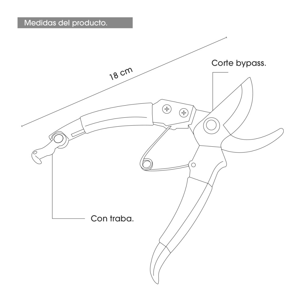 Tijera De Poda Profesional De Mano 18cm Jardin Hogar Tijera De Poda Profesional De Mano 18cm Jardin Hogar