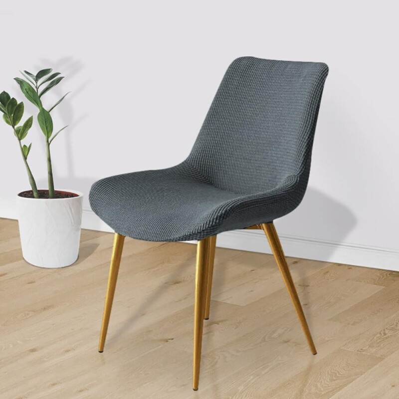 Funda cubre silla eames elastilizada gris