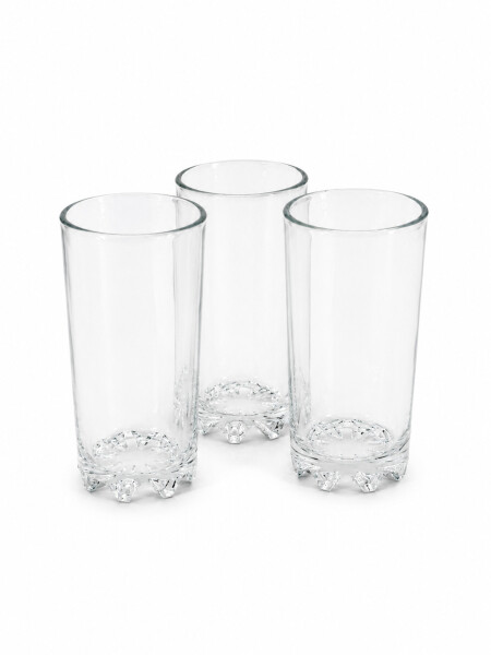 VASO TANDRA SET X 3 TRANSPARENTE