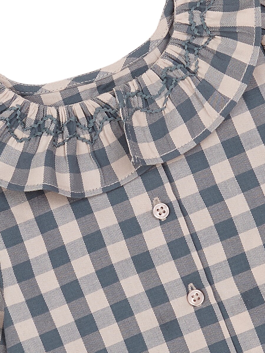 Camisa De Cuadros Con Smo Petroleo