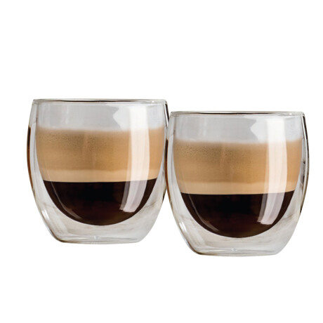 Set Vaso Doble Pared Borosilicato 200 cc x 2 Set Vaso Doble Pared Borosilicato 200 cc x 2