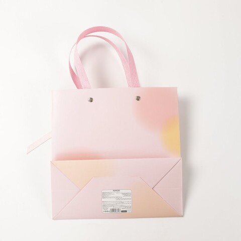 BOLSA DE REGALO CUADRADA FLORES ELEGANTES - M BOLSA DE REGALO CUADRADA FLORES ELEGANTES - M