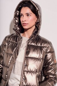 Campera Engomada Water Repellent Cobre