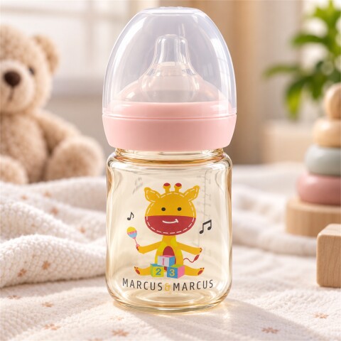 Biberón Mamadera Marcus & Marcus 180ml PPSU Anticólico Blanco 5