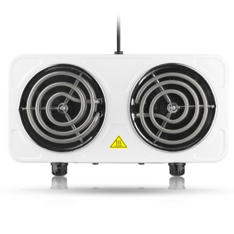 ANAFE ELÉCTRICO 2000W Anafe Electrico Doble 1000W x 2 Blanco