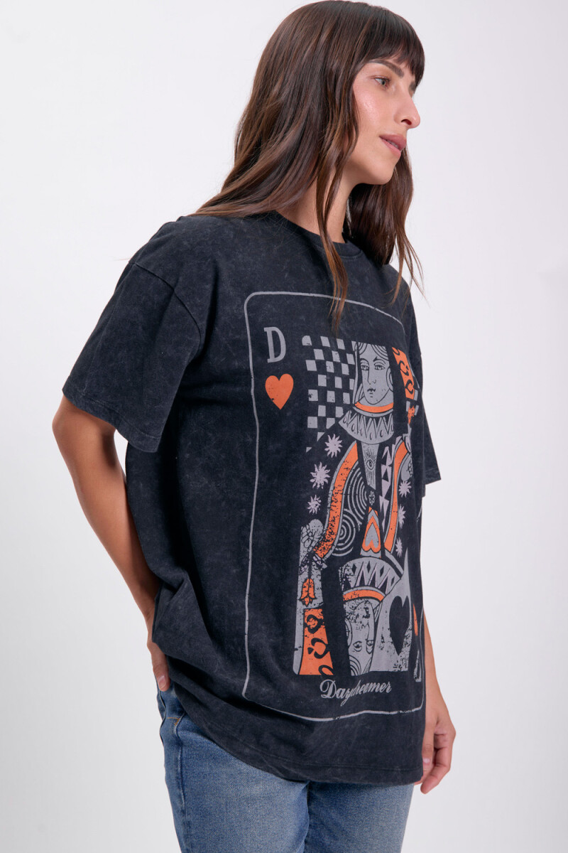 Remera oversize Negro