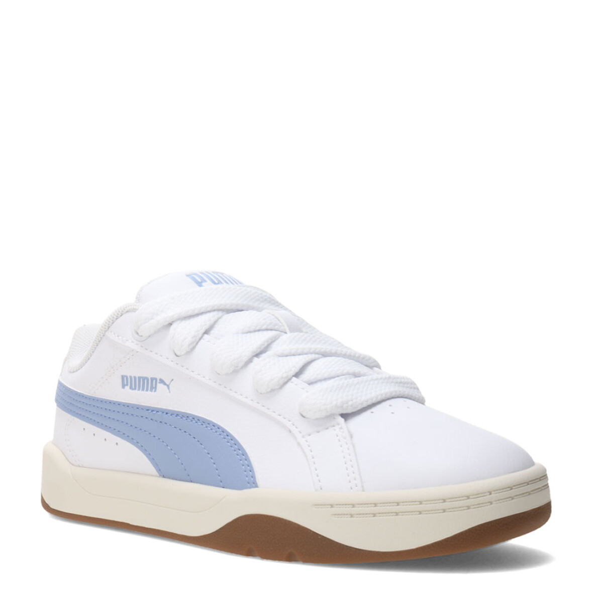 Championes de Niños Puma Park Lifestyle Easy Junior - Blanco - Celeste 