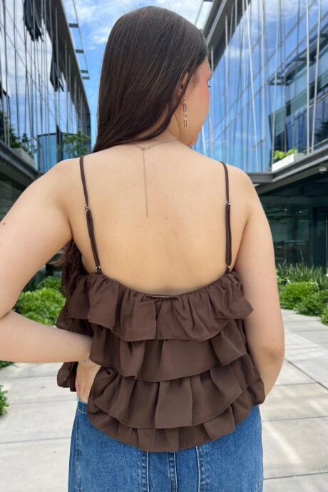 Blusa Aitana Marrón