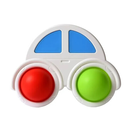 Tablero Mordedor Flipping Sensorial Silicona Bebé Huanger Multicolor