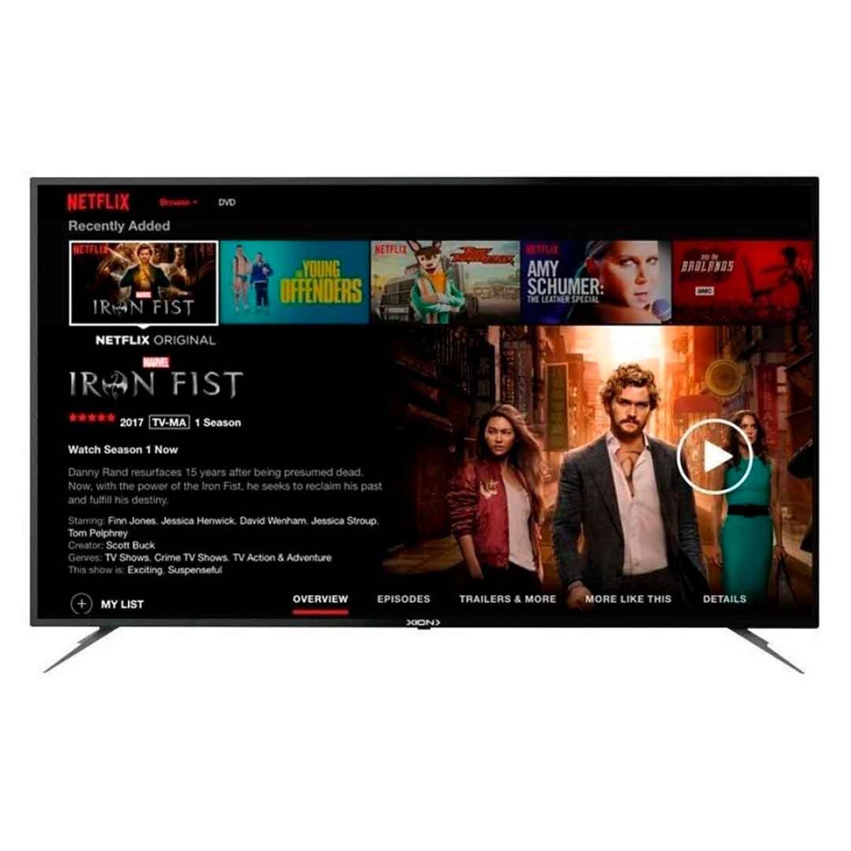 Smart Tv Led Xion 50´ 4K Ultra Hd Netflix Wifi Ub - 001 