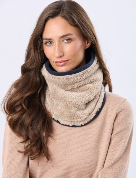 CUELLO POLAR Y SHERPA Azul