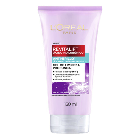 Gel de Limpieza L'Oréal Paris Revitalift Oil Control Antibrillo 150ml Gel de Limpieza L'Oréal Paris Revitalift Oil Control Antibrillo 150ml