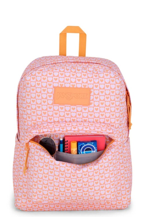 MOCHILA SUPERBREAK PLUS HYPED HEARTS PINK