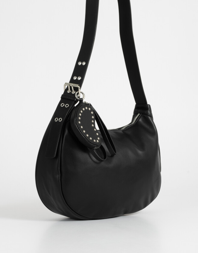 Bandoleras Boho Bandolera Formato Hobo - Negro