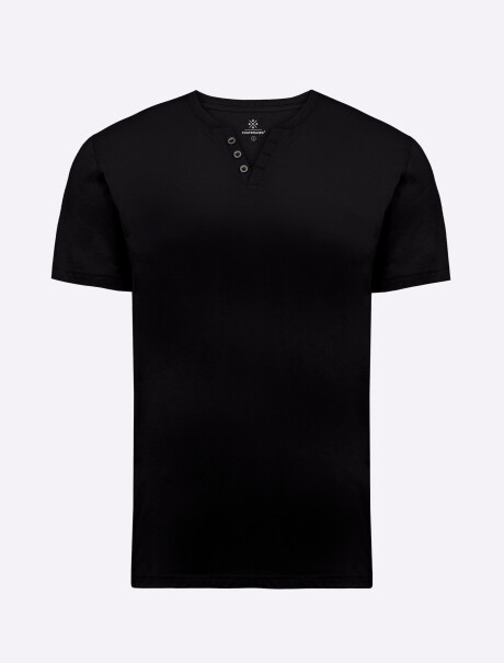 T-shirt lisa negro