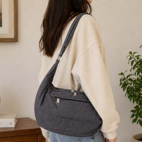 Riñonera grande para viaje Gris