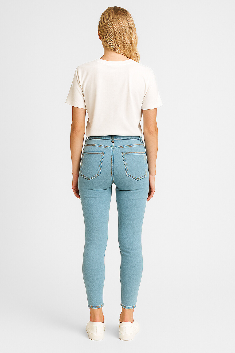 Pantalon Muscat 1201 Celeste Grisaceo