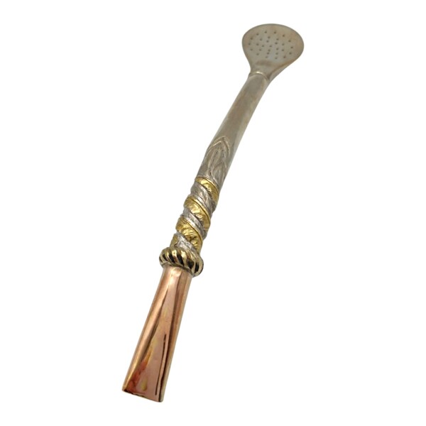 BOMBILLA CRIOLLA PLATA Y ORO 32 plateadouniforme