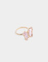 Anillos Medianos y Grandes Con Mariposas Anillo De Mariposa - Dorado Champagne