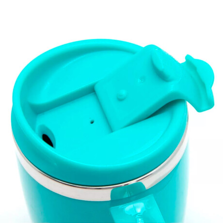 Keep Mug Metálico Vaso Térmico 400ml Jarra Acero Inoxidable Celeste