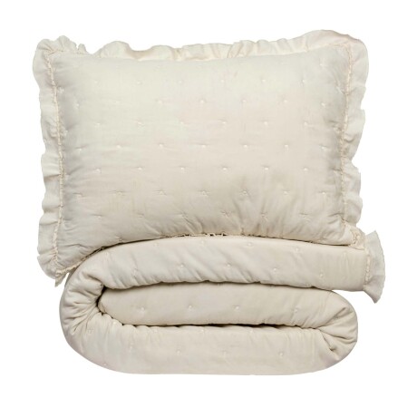 CUBRECAMA FIBRA-SUAVE NATURAL-BEIGE KIDS ANTONIETA, ARENA ARENA