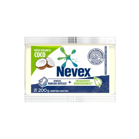 NEVEX BARRA JABON 200 GRS COCO NEVEX BARRA JABON 200 GRS COCO