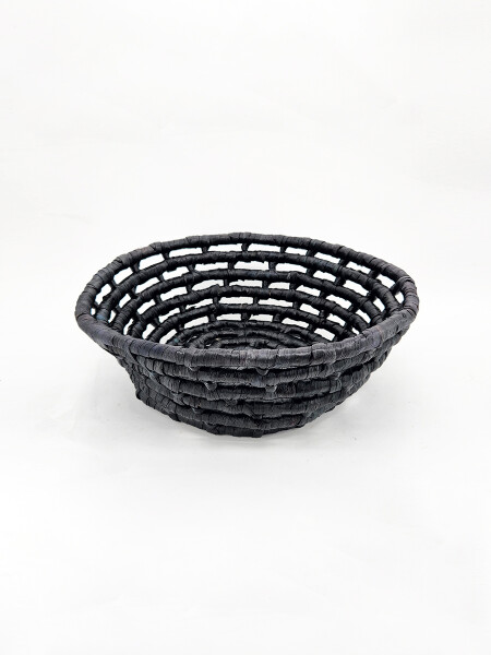 BANDEJA REDONDA NEGRO