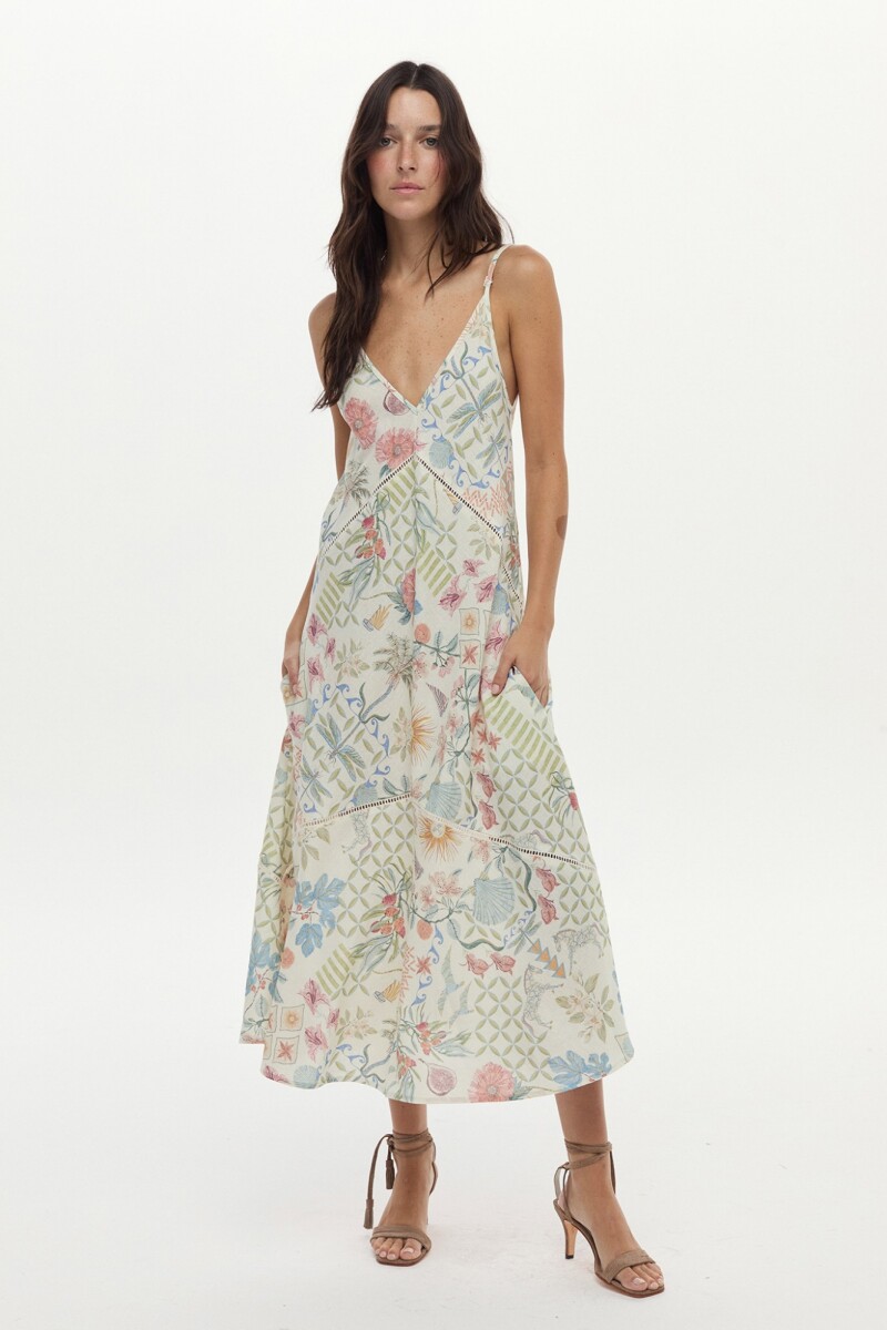 Vestido Provenza - Crudo 
