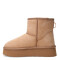 Bota de Mujer Miss Carol CREEK con plataforma Tan
