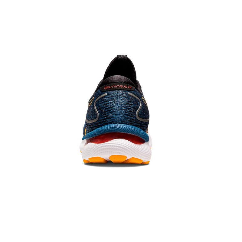 Asics Gel-nimbus 24 Azul Oscuro-amarillo