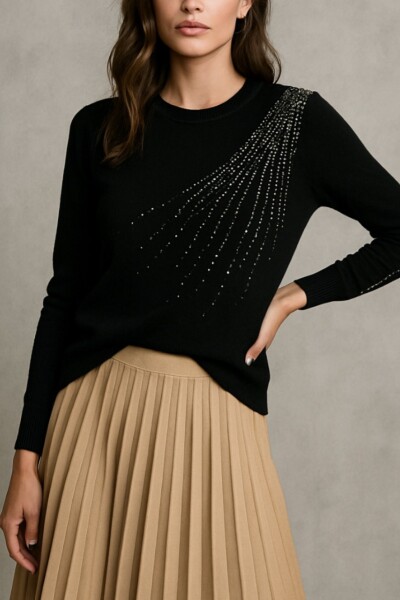 Sweater Trama Negro