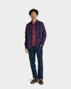 Camisa Franela Manga Larga Hombre Dark Sapphire Yd