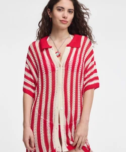 Camisa Aitana Rojo/Blanco