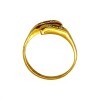 Anillo Derivación -Oro Bajo-Piedra Zirconia-AN8101 conpiedra