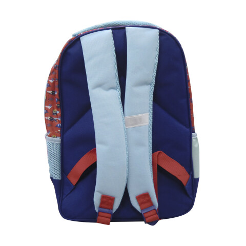 Mochila Infantil 3D Paw Patrol Tafeta Grande 40 x 30 cm AZUL/CELESTE