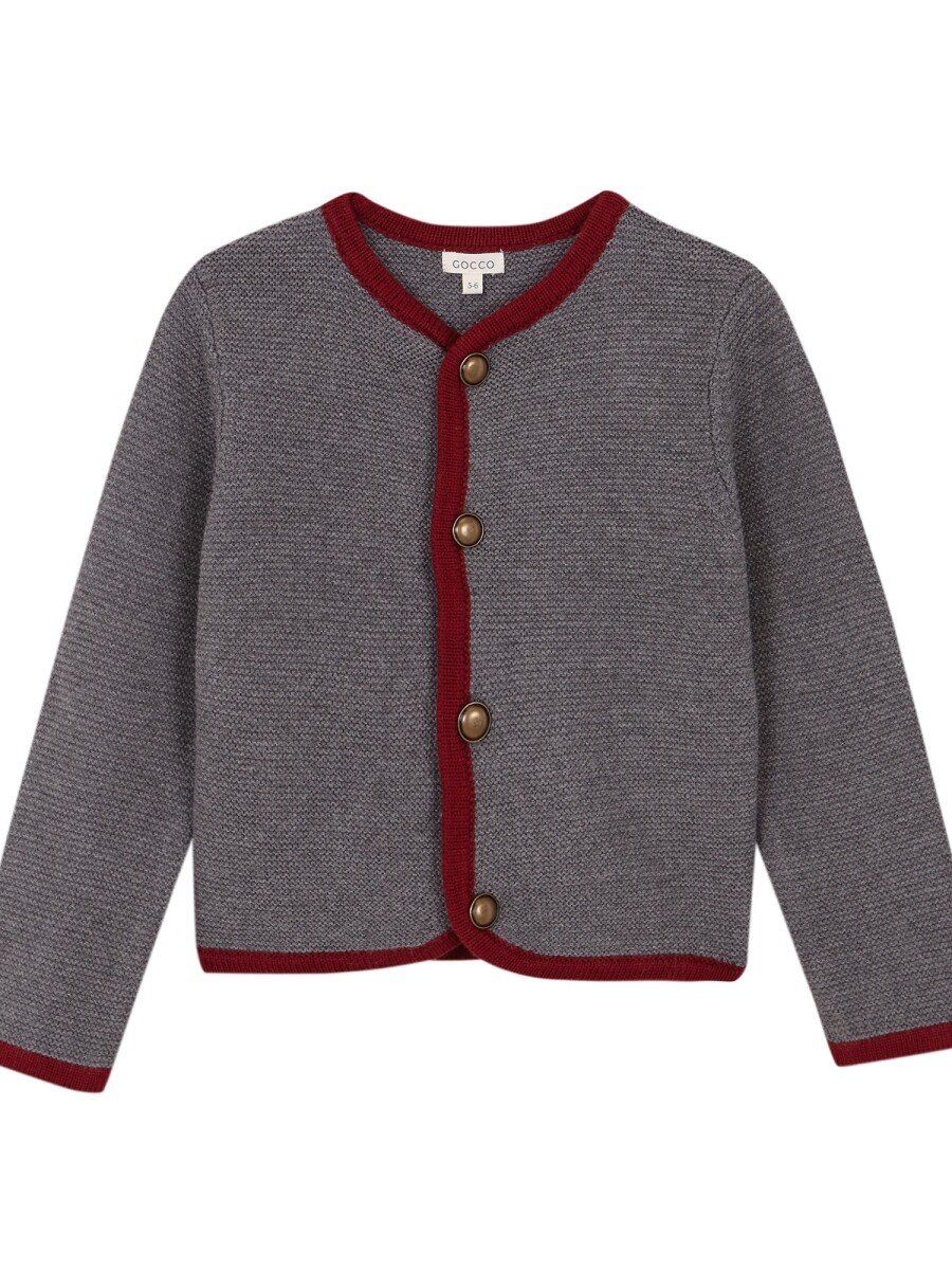 Chaqueta Tipo Austria Gris Melange