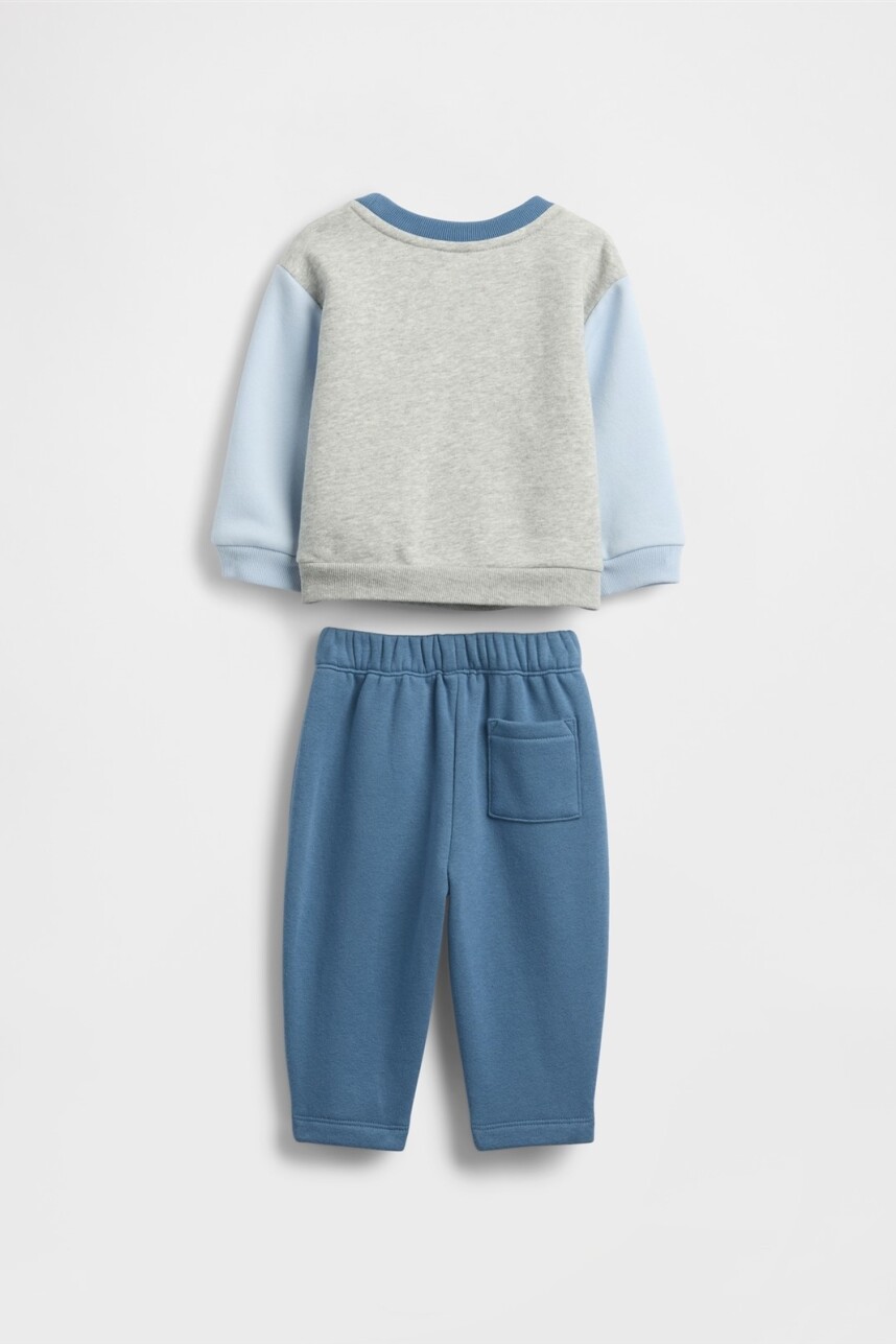 Set De Buzo Y Pantalòn Deportivo Bebé Colorblock