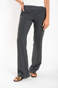 Pantalón Bengalina Recto Línea E.*- Gris Melange