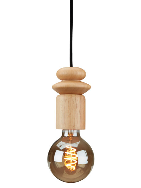 Lámpara de techo ASMIND Ø8xA13cm madera Lámpara de techo ASMIND Ø8xA13cm madera