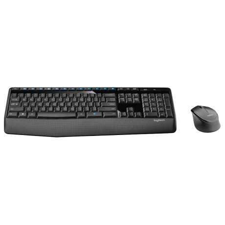 Combo teclado + mouse logitech inalámbrico mk345 comfort Negro